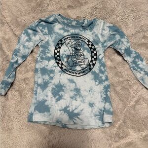 Size 5 Tye Dye Mario Kart boys shirt